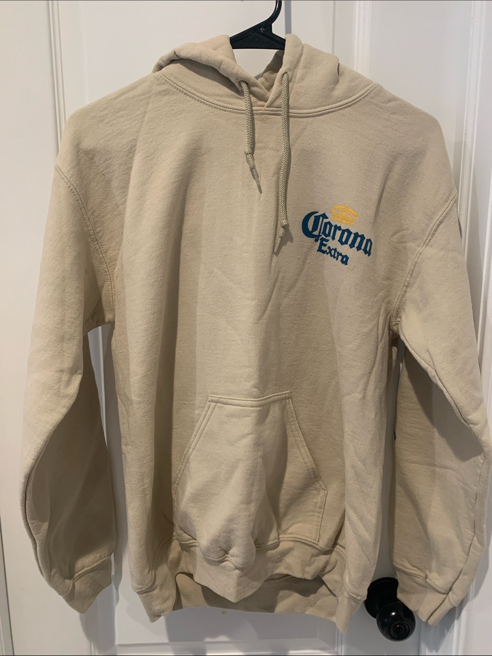Men's Beige Hoodie Sweatshirt